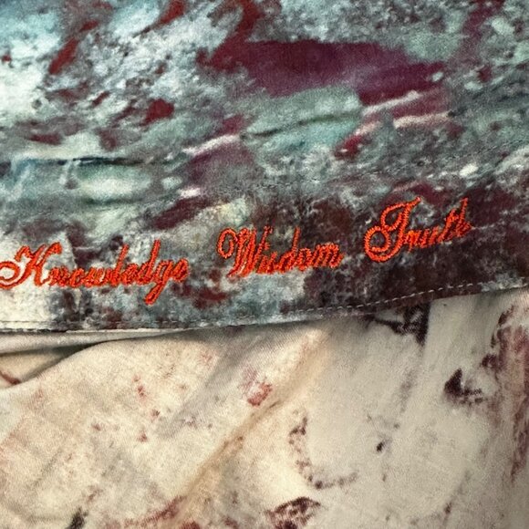 Robert Graham Men's Classic Fit Flip Cuff Button-Down Shirt 3XL Batik Cotton - Picture 9 of 16